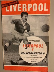 Vintage Liverpool FC Programmes x6 Season 1962/63