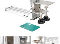 main image for ad Aluminum Alloy Stainless Steel H Gear Shifter Fixture Clamp Mounting Bracket Steering Wheel Racing Game Gear Lever Fix Jig
