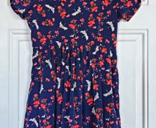 Louche Oriental Bird Dress Size 10