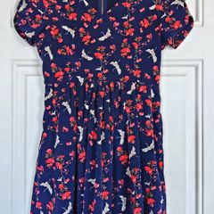 Louche Oriental Bird Dress Size 10