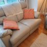 Two seater leather recliner Image 3
