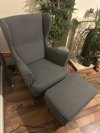 IKEA Strandmon - Armchair & Ottoman