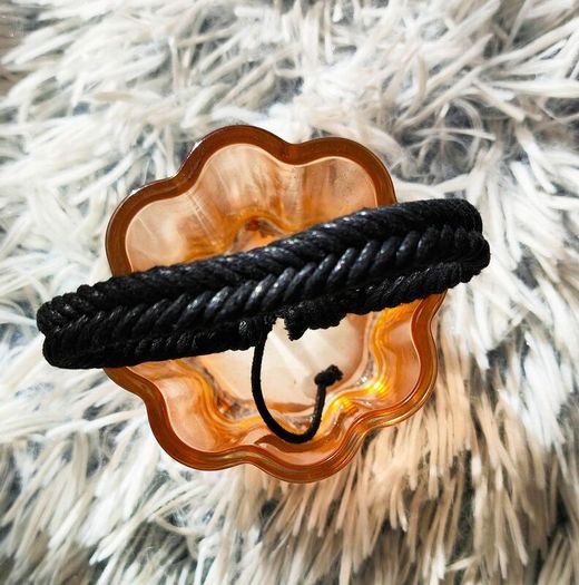 Black Braided Unisex Bracelet