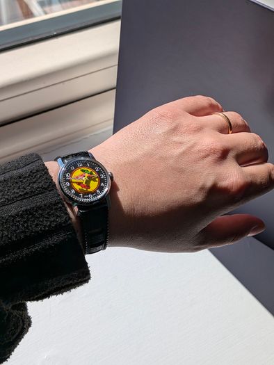 Hot Wheels 1970 Swiss Mechanical Watch NOS |  Collector Grade