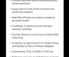 Joie baby rocker
