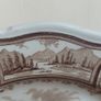 Lovely Brown and White "Americana Style House Ironstone, Large Dinner Plate by J&G Meakin, Staffordshire, Circa 1970, Suitable for Use and Display Image 7