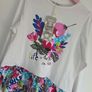 7years, NEW Tuc Tuc Girls "Life is Better in Rio" Floral Peplum Top Image 2