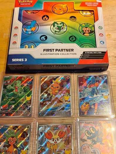 Pokemon Tcg First Partner Series 3 Complete Set Of 9