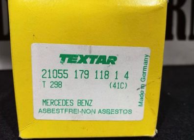 Mercedes-Benz 190 W201 Front Brake Pads TEXTAR T298 FF 2105517911814 (A10207)