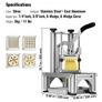 Commercial French Fry Cutter with 4 Replacement Blades, 0.64 cm & 0.95 cm Blade Easy Dicer Chopper, 6-wedge Slicer & 6-wedge Apple Corer, Lemon Potato Cutter for French Fries with Tray and Handle Image 3