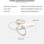 Modern LED Ceiling Light,Round Geometry Ceiling Lamp,Chic Chandelier 3000K for Hallway,Living Room,Bedroom 18W Dia 24CM (FREE POSTAGE) Image 5