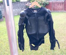 wulfsport motocross back and chest protector size L