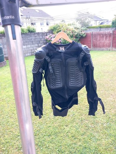 wulfsport motocross back and chest protector size L