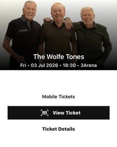 2 x Wolf Tone  tickets