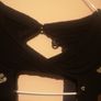 Monsoon Demetria sequin hearts hanky hem dress black Image 10