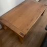 Solid Oak Coffee Table with Exposed Joinery Detail Image 2