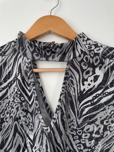 Julien MacDonald star metallized yarn top
