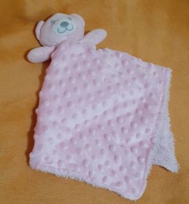 Pink Teddy Comforter