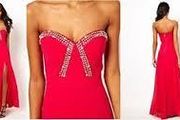 size 8 Lipsy VIP Jewel Bodice Maxi Dress with Thigh Split
