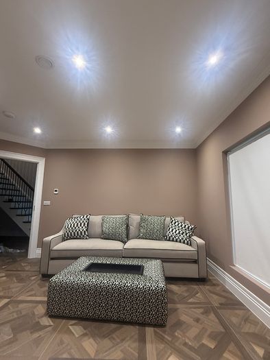 Custom 4 seater, 1 seater and footstool