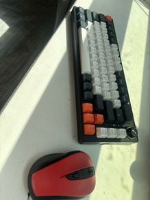 RGB keyboard and mouse with dongle