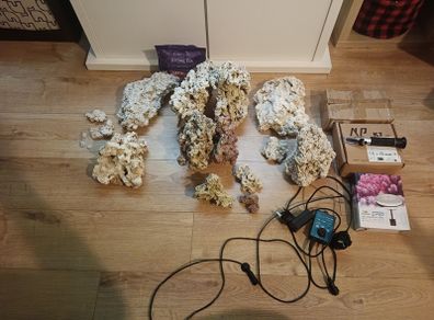 Complete Marine Starter Setup / Premium 70L VIV Optiwhite Glass Tank