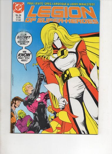 Legion Of Super-heroes #24 (1986) Dc Copper Age Comic