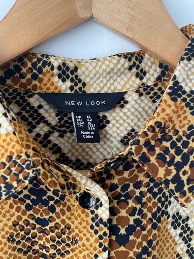 New Look print blouse size 14