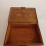 Antique Arts and Crafts Hammered Copper Wood Lined Tobacco Box Image 8