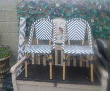 2 bistro chairs