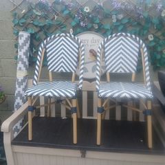2 bistro chairs