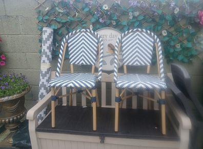 2 bistro chairs