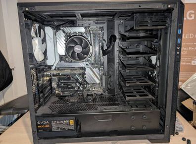 DIY Ryzen 7 1700 Workstation PC, 32 GB DDR4, X470 Mobo, Wifi 6