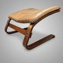 Iconic Vintage Norwegian Lounge Chair & Footstool Image 5