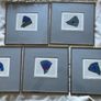 Modern Matching Set of 7 Abstract Pictures Image 3