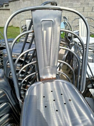 metal chairs