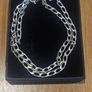 Sterling silver 18inch Figaro chain Image 4