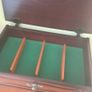 Mahogany-Style Cutlery Canteen Cabinet Image 2