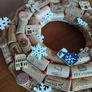 Recycled Wine Cork Wreath. Image 7