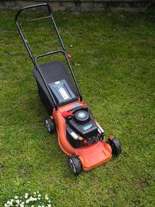Petrol lawn mower
