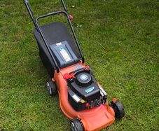 Petrol lawn mower