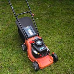 Petrol lawn mower