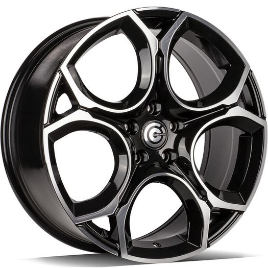 18" QUEENSTOWN  Type black Alloys Seat Audi Skoda Vw 5x112