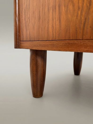 Danish Mid Century Teak Six Drawer Tallboy
