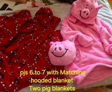 Dunnes Stores Christmas Fleece Pyjamas Age 6 to 7
