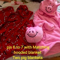 Dunnes Stores Christmas Fleece Pyjamas Age 6 to 7