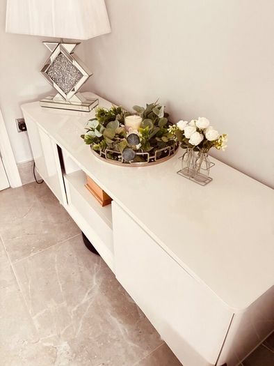 IKEA white pvc tv stand
