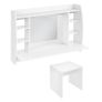 Dressing table Wall mounted  with mirror Image 6