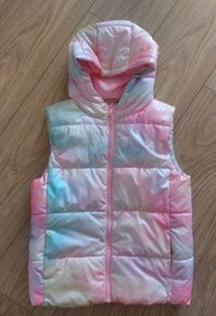 Girl's gilet with hood - size 9-10 years