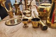 vintage brass. Polished